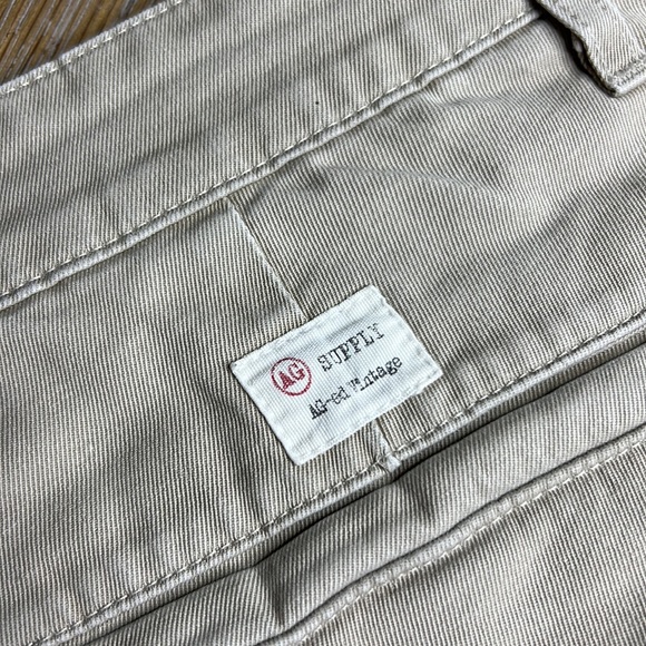 AG ADRIANO GOLDSCHMEID Supply Standard Issue Khaki-Straight Leg Twill Pant - Picture 6 of 8